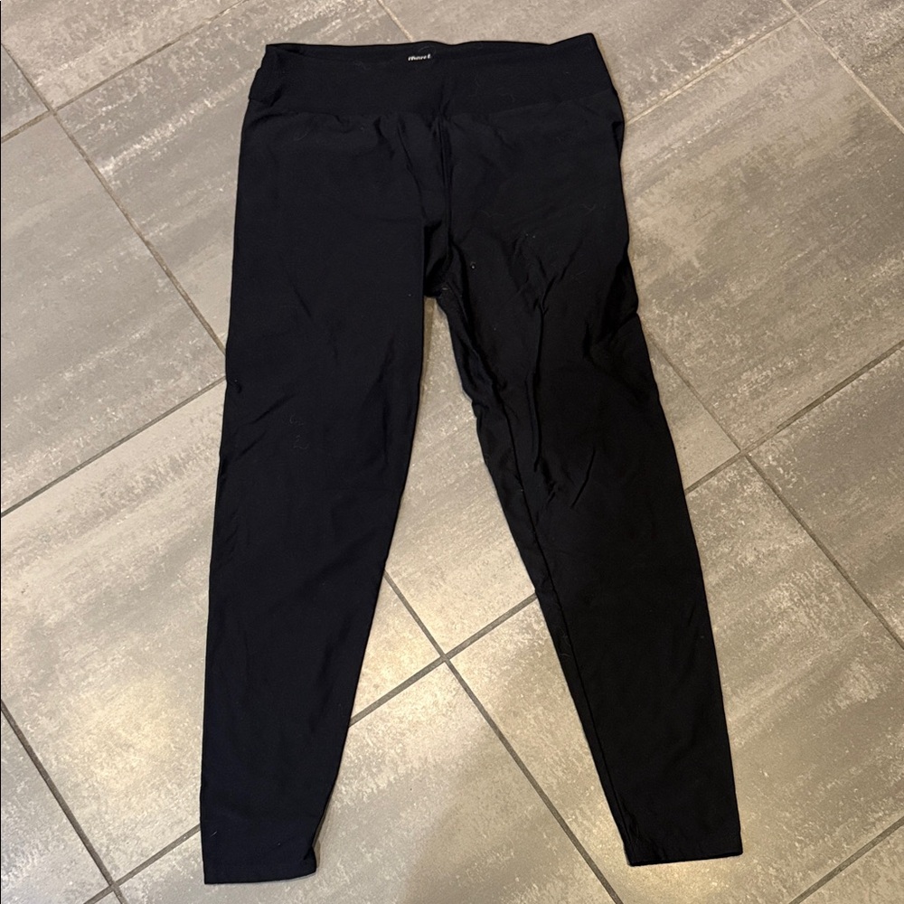 Grace & Lace Classic Black Winter Weight  Leggings Large